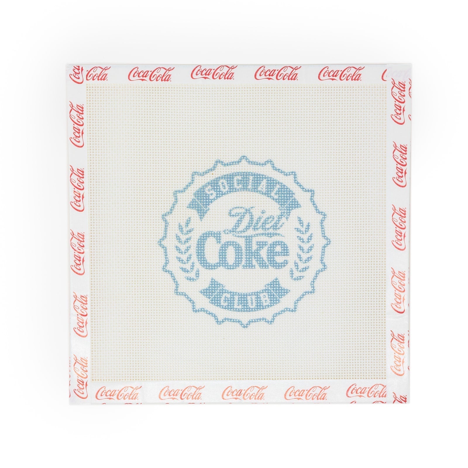 Diet Coke Social Club Needlepoint Canvas | Licensed Coca-Cola® Product