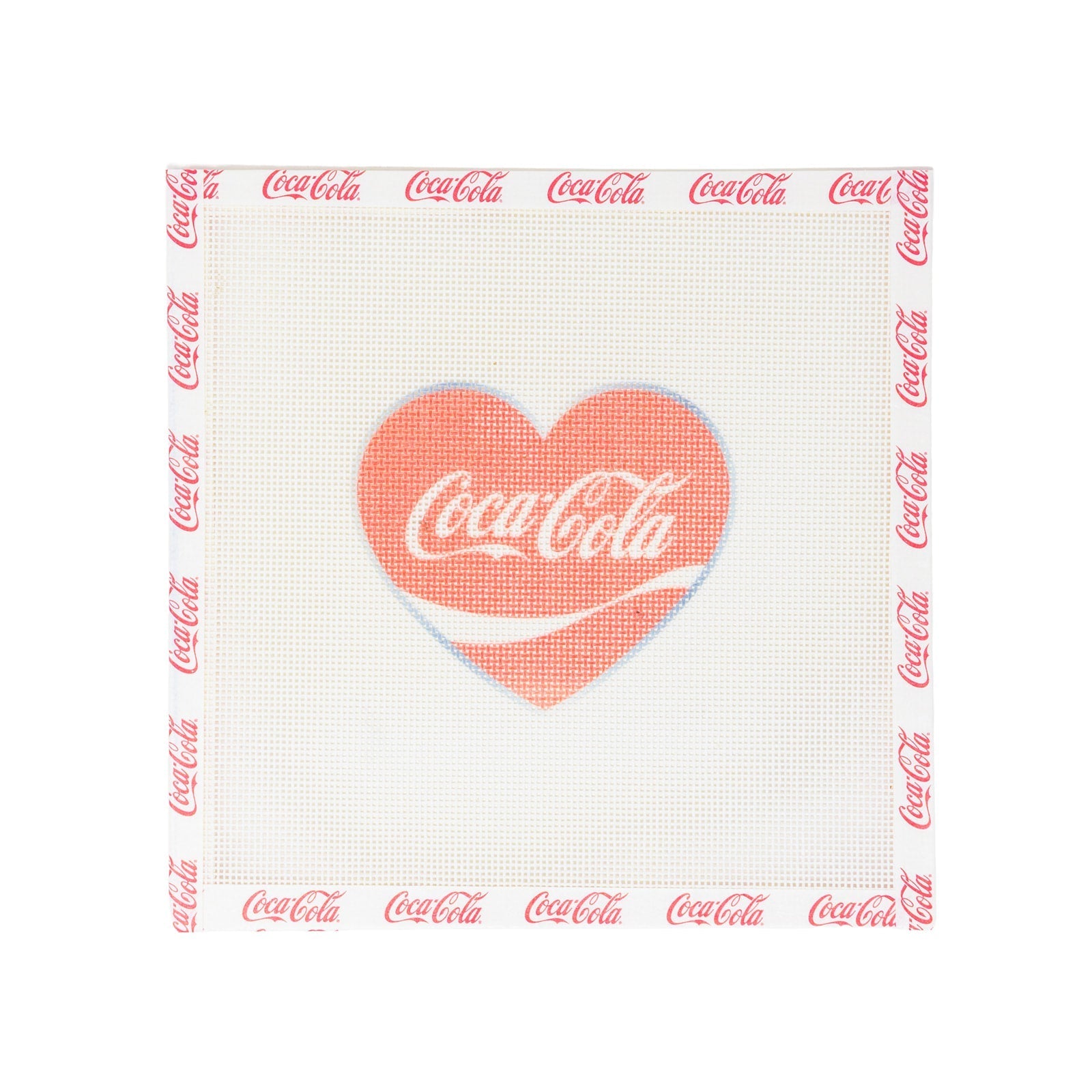 Coca-Cola® Heart Needlepoint Canvas | Licensed Coca-Cola® Product