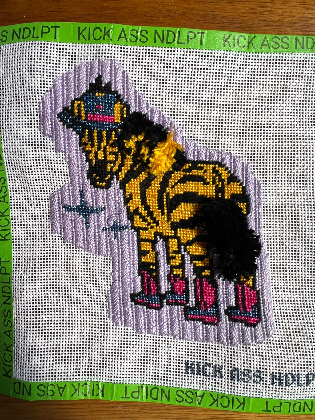 Ed the Zebra Canvas