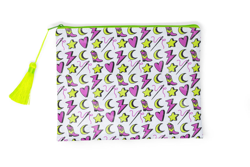 Kick Ass Patterned Project Bag (2 sizes)