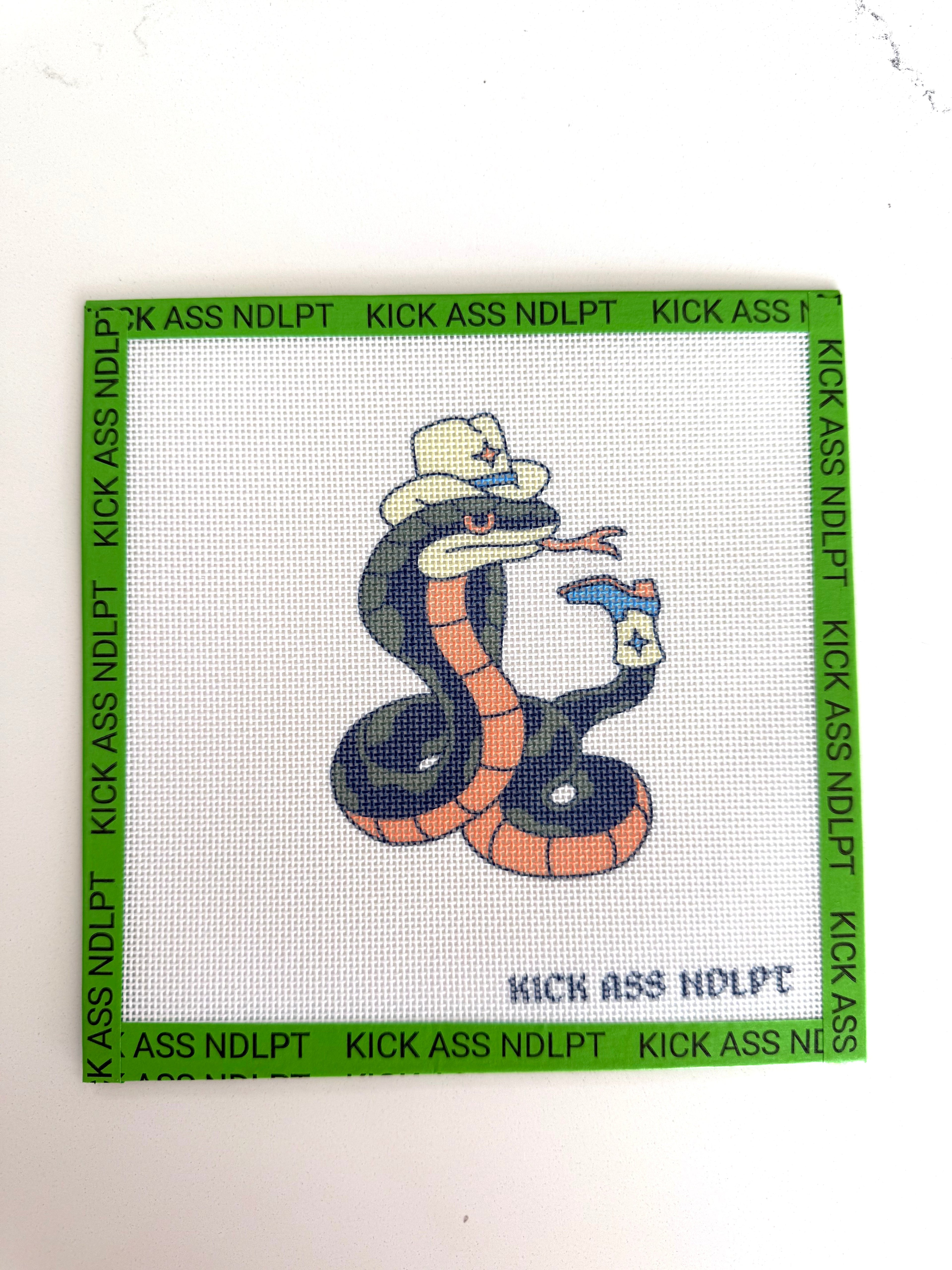 Sebastian the Snake Canvas